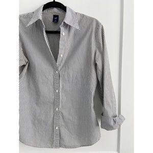 Gap Women’s Striped Button Down Shirt